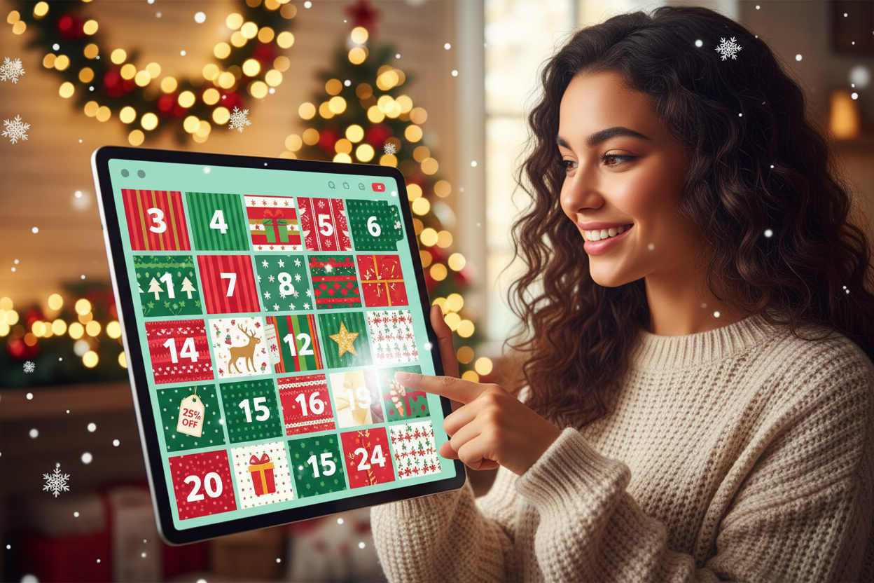 Boostez vos campagnes de Noël avec un calendrier de l’Avent virtuel